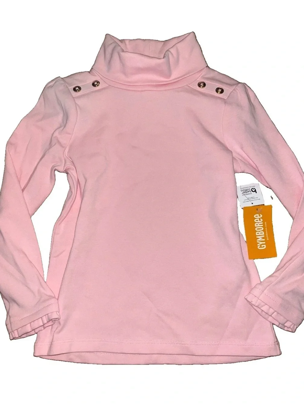 Gymboree Pink Ruffled Turtle Neck Size 5T NWT